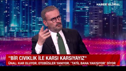 AK Partili Ünal: "Kar oluyor, otobüsler yanıyor, 'Tatil bana yakışıyor' diyor"