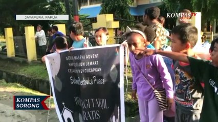 Unik Pemuda Gereja Advent Sentani Jayapura Bagi Takjil di Momen Bulan Ramadan