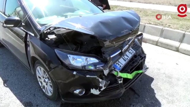 Cenaze konvoyunda zincirleme trafik kazası: 1 yaralı