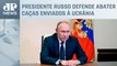 Putin diz não ter planos para atacar países da Otan