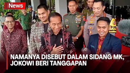 Respons Jokowi Usai Namanya Disebut dalam Sidang Sengketa Pilpres di MK