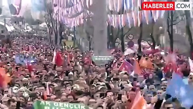 Cumhurbaşkanı Erdoğan'dan Bursa'da gövde gösterisi! Mitinge 90 bin kişi katıldı