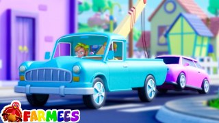 Fun Adventures with Wheels On The Tow Truck + More Nursery Rhymes for Children