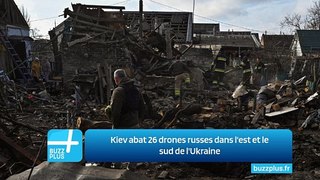 Kiev abat 26 drones russes dans l'est et le sud de l'Ukraine