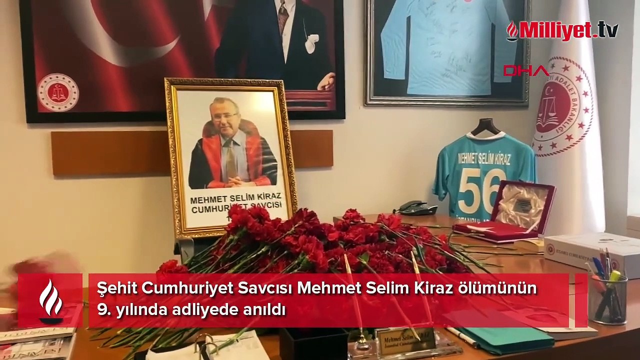 Şehit Cumhuriyet Savcısı Mehmet Selim Kiraz ölümünün 9. yılında adliyede anıldı