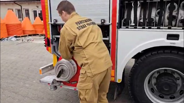 echodnia Buski przedsiębiorca stworzył nowe urządzenia dla strażaków