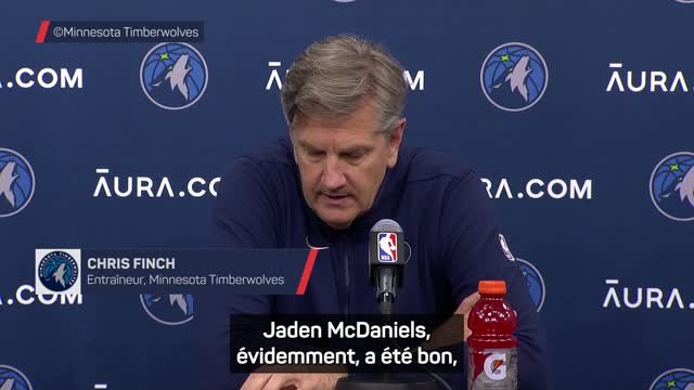 Timberwolves - Finch : Le MVP du match est Rudy Gobert
