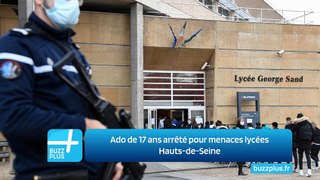 Ado de 17 ans arrêté pour menaces lycées Hauts-de-Seine