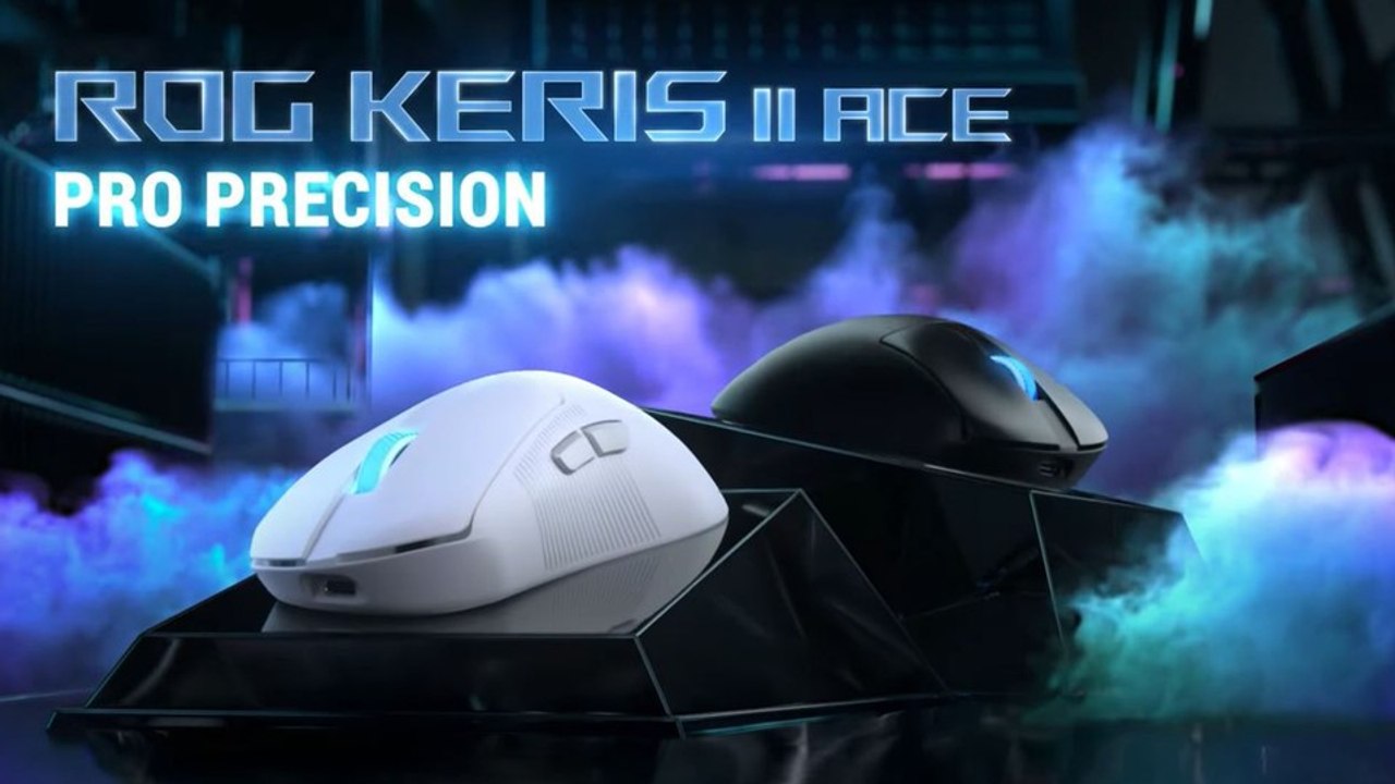 Asus stellt neue E-Sport-Maus ROG Keris II Ace vor