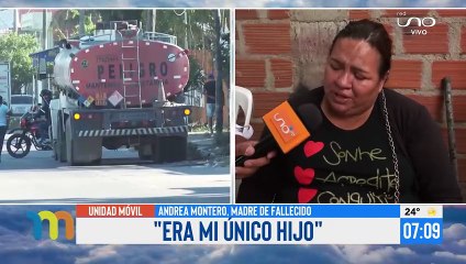 "Era mi único hijo"  Lamenta la madre del joven fallecido