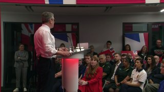 Keir Starmer speaks at Labour local election campaign