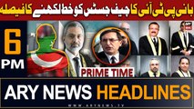 ARY News 6 PM Headlines 28th March 2024 | PTI founder to pen a letter to CJP Isa