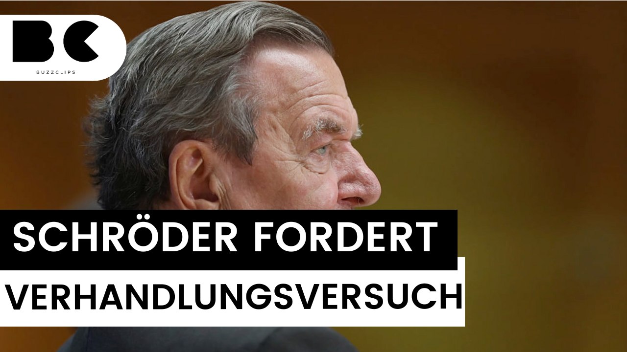 Altkanzler Schröder hält weiterhin an Freundschaft zu Putin fest!