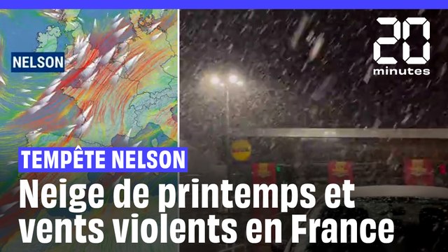 Tempête Nelson : De la neige en Bretagne et des rafales sur la côte ouest