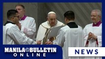 Pope Francis gives the Holy Chrism Mass on Maundy Thursday