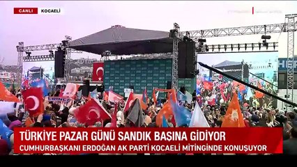 Kocaeli'de Cumhurbaşkanı Erdoğan coşkusu: "Kocaeli her zamanki yerinde, babalar sözünü tutar"