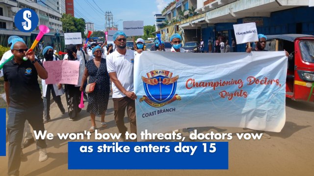 We won't bow to threats, doctors vow as strike enters day 15
