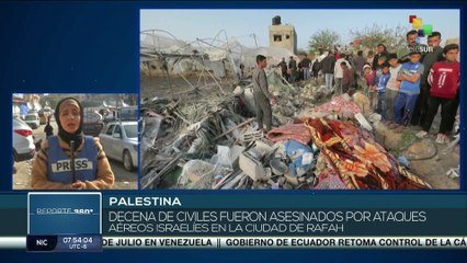 Israel bombardea campos de refugiados en Gaza
