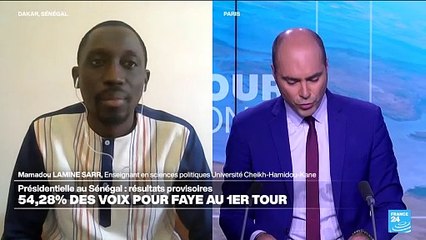 下载视频: Bassirou Diomaye Faye élu avec 5',28% des voix au Sénégal : 