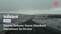 Storm Nelson brings snow to Devon ahead of Easter break