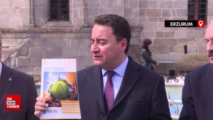 Ali Babacan Erzurum'da umduğunu bulamadı