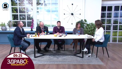 Здраво Македонијо 2 дел - 28.03.2024 - Гости:  Драги Змијанац, Салија Љатив Петрушовска и Евгениј Поп Ацев