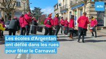 Carnaval des écoles à Argentan aux couleurs des anneaux olympiques