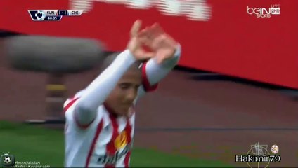 هدف وهبي الخزري الرائع في مرمى تشيلسي الدوري الانجليزي  2015/16