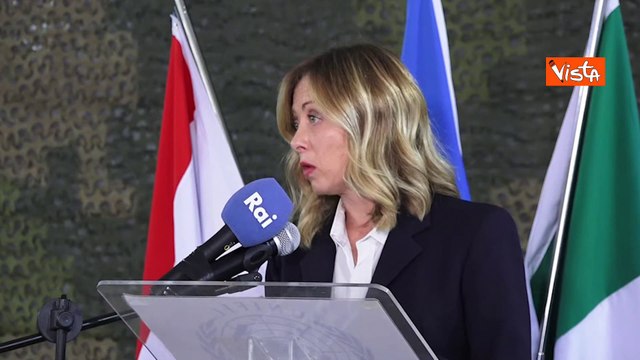 Meloni in Libano: Pace non si costruisce a parole ma con la deterrenza