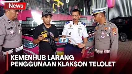 Kemenhub Larang Bus Gunakan Klakson Telolet karena Dinilai Membahayakan