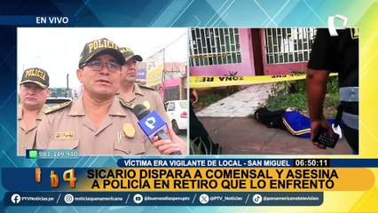 San Miguel: capturan a involucrado en asesinato de policía en retiro que trató de evitar balacera en restaurante