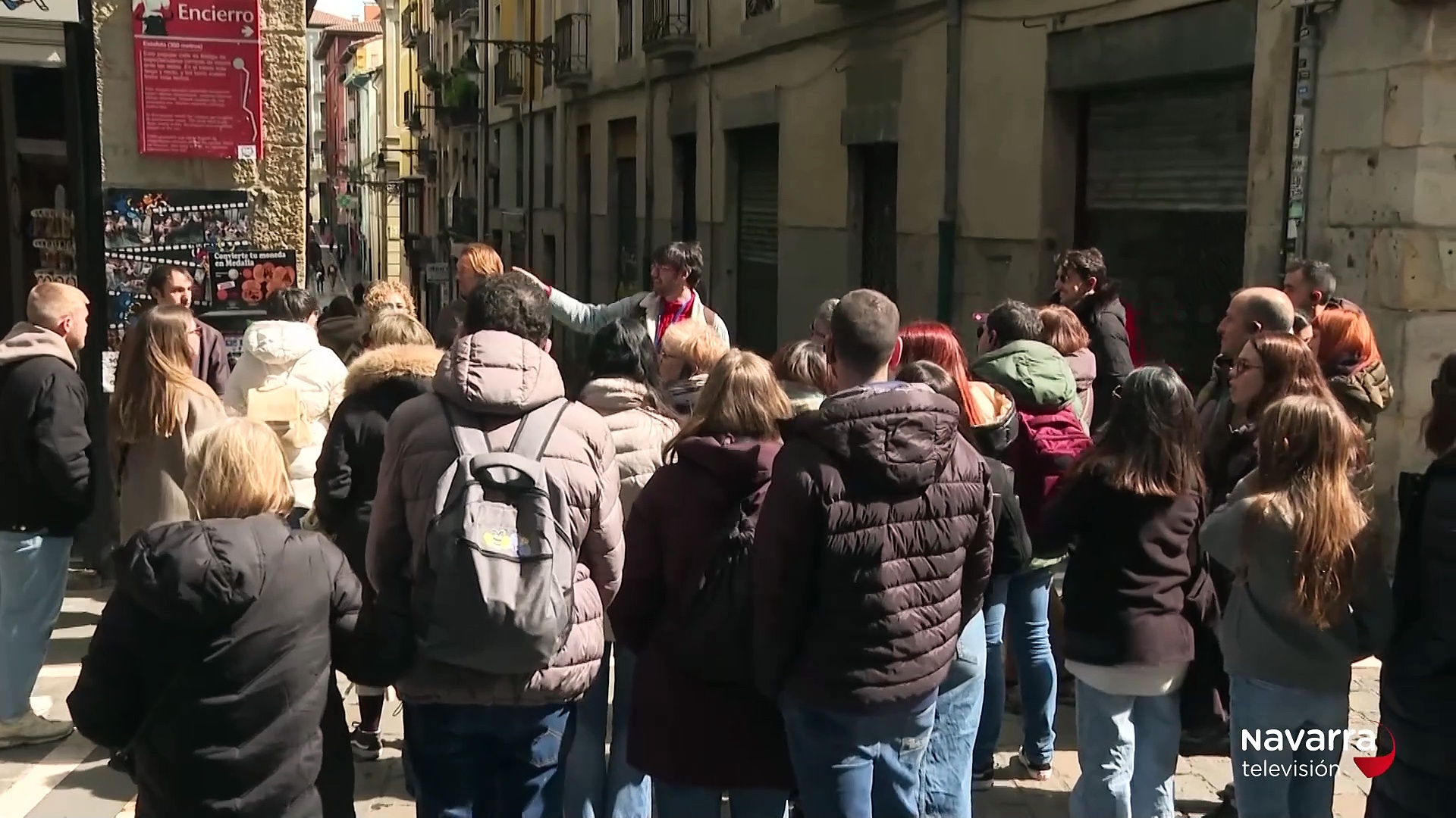 Las calles de Pamplona se llenan de turistas por Semana Santa