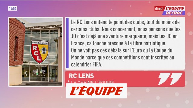 Bertrand Latour : « Le RC Lens va libérer ses joueurs qui disputeront les JO » - Foot - JO