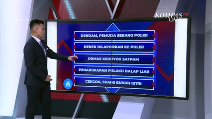 Pria Tak Dikenal Serang Polisi Pakai Sajam, Motif Penyerangan Karena Dendam!