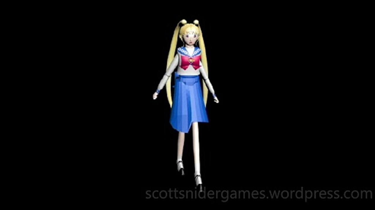 Serena: 3D Model Animation #1 (03-31-2024)