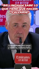 Ancelotti, sobre el gesto de Bellingham