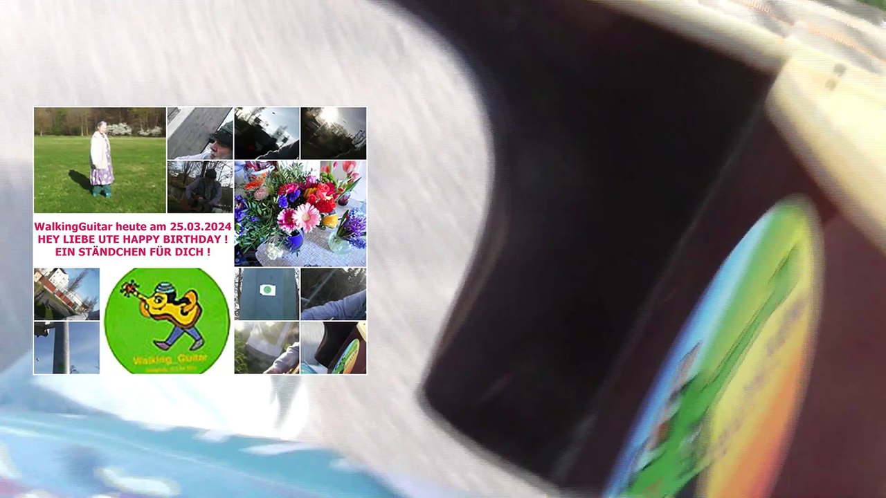 Walkingguitar heute am 25.03.2024 hey happy birthday liebe ute ! ein stÄndchen fÜr dich ! ;) musik musique livemusic
