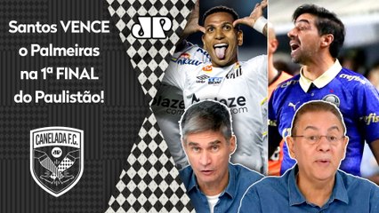 "O Santos foi BEM MELHOR que o Palmeiras! TÁ NA HORA de o Abel Ferreira..." FINAL GERA DEBATE!