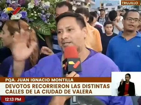 Trujillo | Los feligreses acompañaron a la imagen del Nazareno por la ciudad de Valera