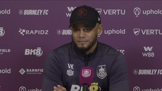 Burnley's Kompany on Chelsea challenge and rest of season being like 9 cup finals to avoid relegation (Full Presser)