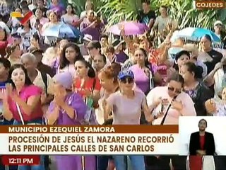 Cojedes | Feligreses recorrieron junto al Nazareno las calles de San Carlos
