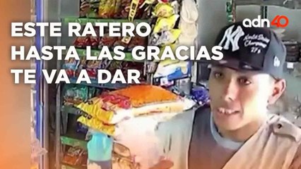 Este sujeto asalta de manera educada, hasta da las gracias I Súbete al Mame