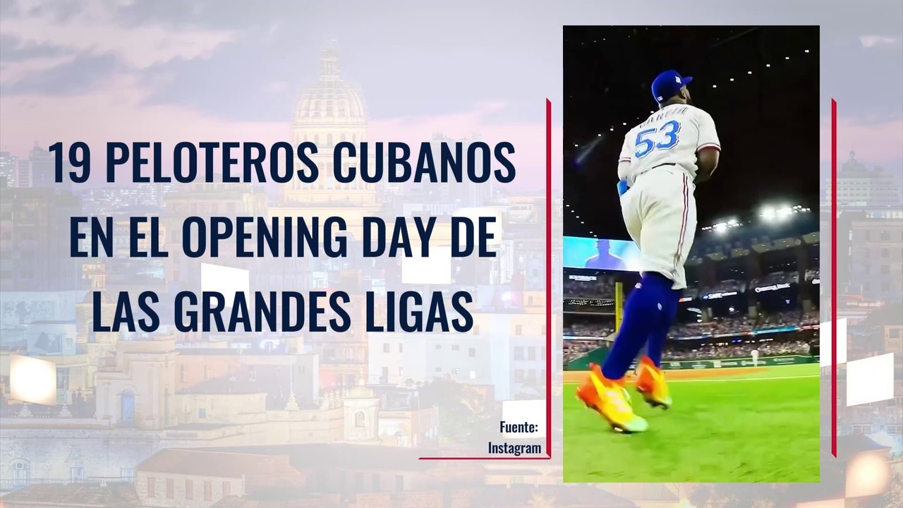 Conoce a los 19 peloteros cubanos en el Opening Day de las Grandes ...