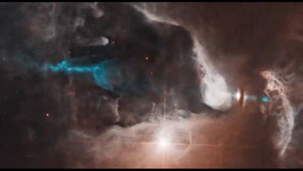 Spazio, l'Hubble Space Telescope fotografa una baby stella in fase di formazione