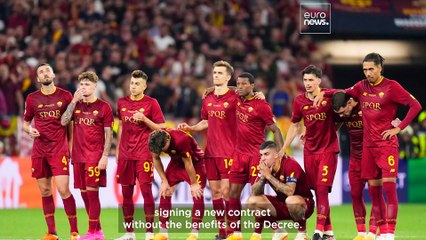 What are the consequences of terminating the Decreto Crescita on Italian football?