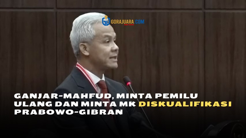 Ganjar-Mahfud, Minta Pemilu Ulang dan Minta MK Diskualifikasi Prabowo-Gibran