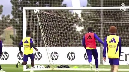 El resto de la plantilla entonó un "¡ooohh!": el golazo que dibujaron Brahim y Rodrygo