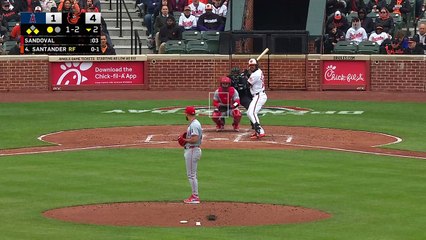 MLB: Anthony Santander no para e impulsa su segunda carrera de la temporada