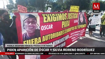 Exigen justicia en el caso de Óscar y Silvia Moreno Rodríguez en Puebla