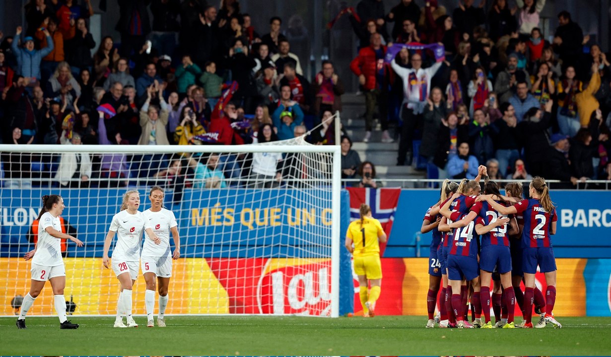 برشلونة يتخطّى بران ويبلغ نصف نهائي دوري أبطال أوروبا للسيدات